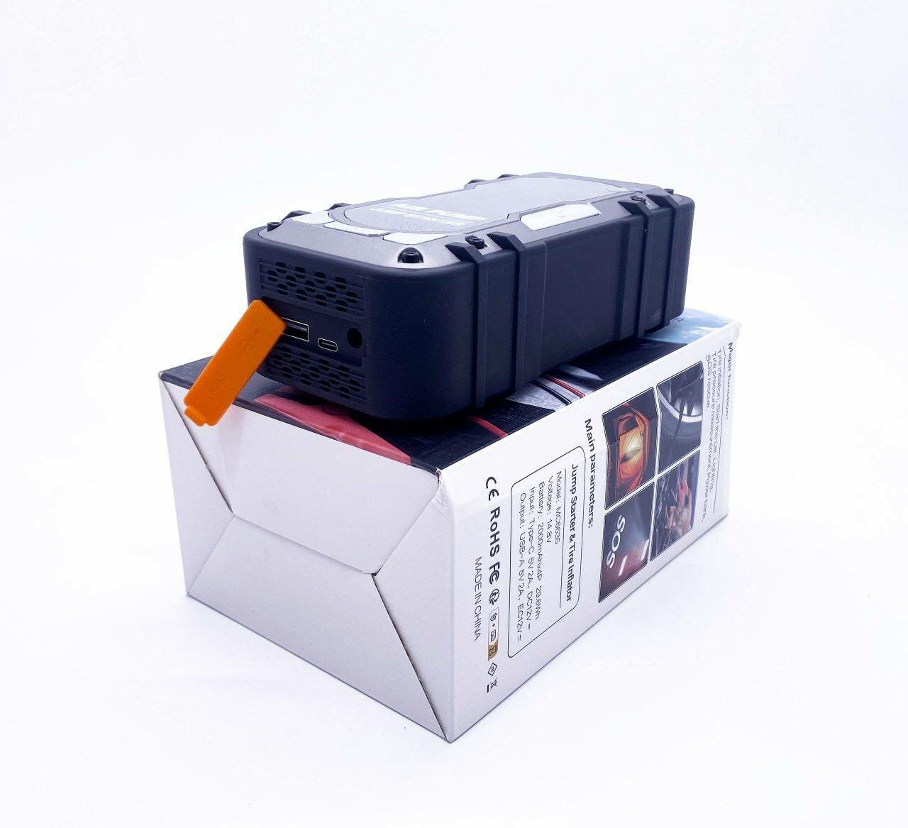 AIO Computer Inflatable MD-1231 – Автомобильный компрессор с Powerbank