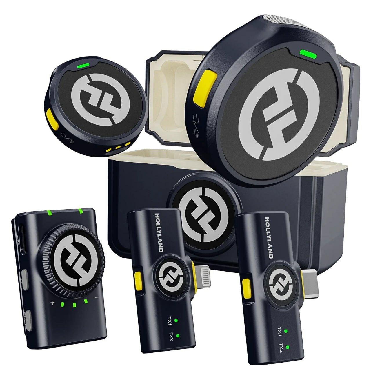 Hollyland Lark M2 Combo — Премиальная Беспроводная Лавальерная Микрофонная Система