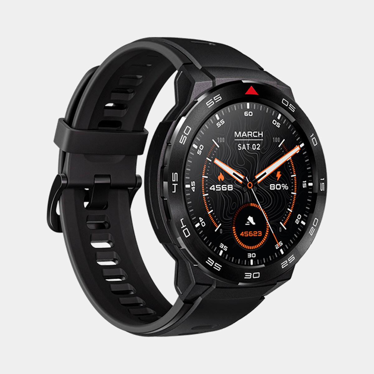 Mibro GS Pro 1.39" amoled Черный с пульсометром и спортивными режимами смарт-часы