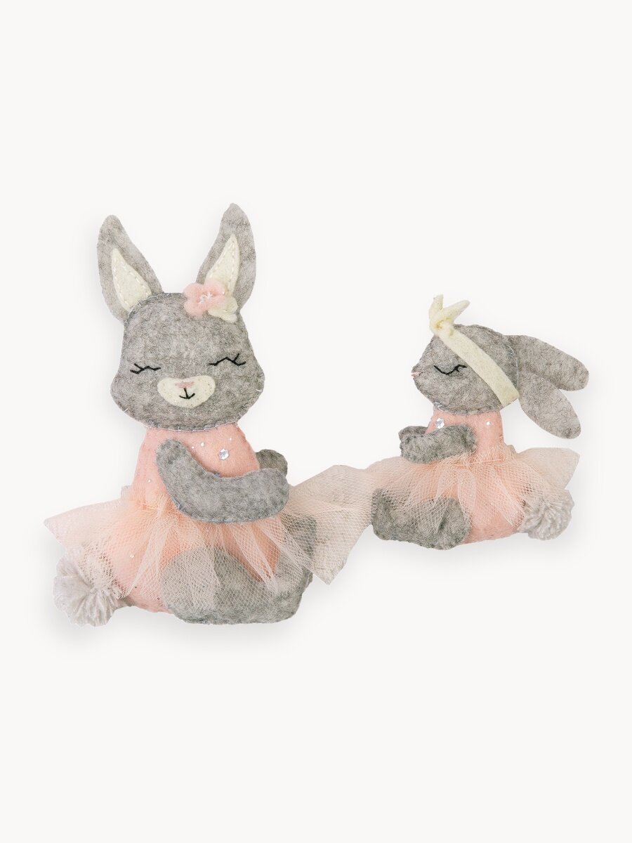 Набор для шитья игрушки "Miadolla" TF-0409 Лапочки-зайки