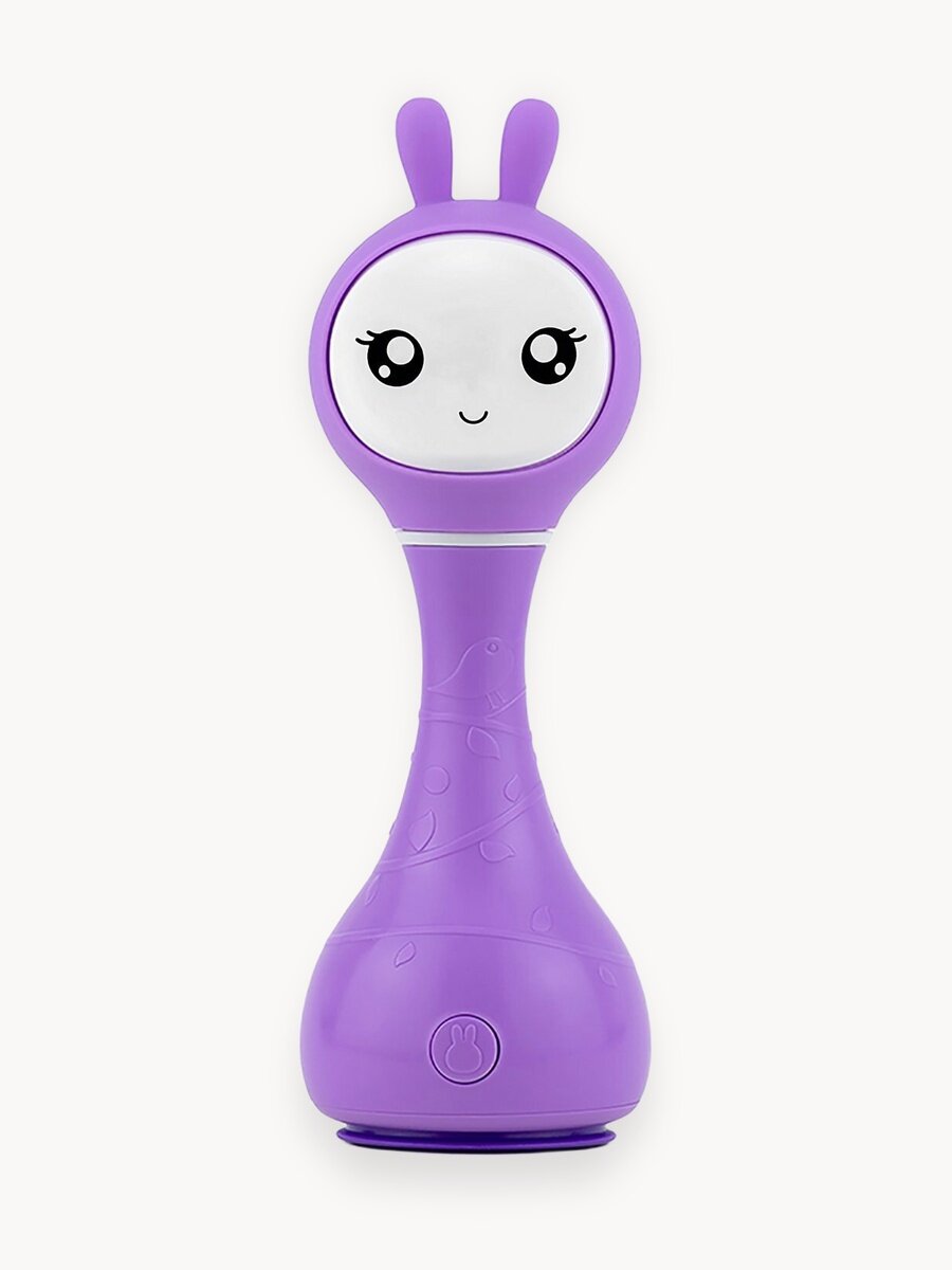 Интерактивная музыкальная игрушка Умный зайка alilo R1, распознавание цветов, для мальчиков, девочек, фиолетовый