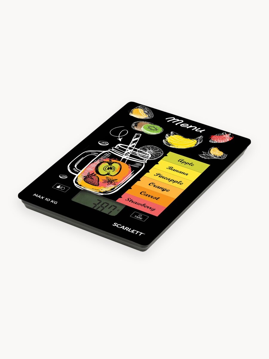 Весы кухонные до 10 кг, последовательное взвешивание SCARLETT SC-KS57P77
