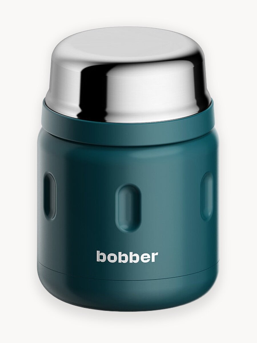 Bobber/Термос вакуумный для еды Jerrycan 500 мл/темно-бирюзовый/держит тепло до 10 часов
