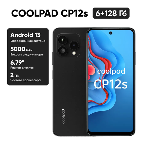 Смартфон CoolPad CP12S 6128Gb green 12172₽