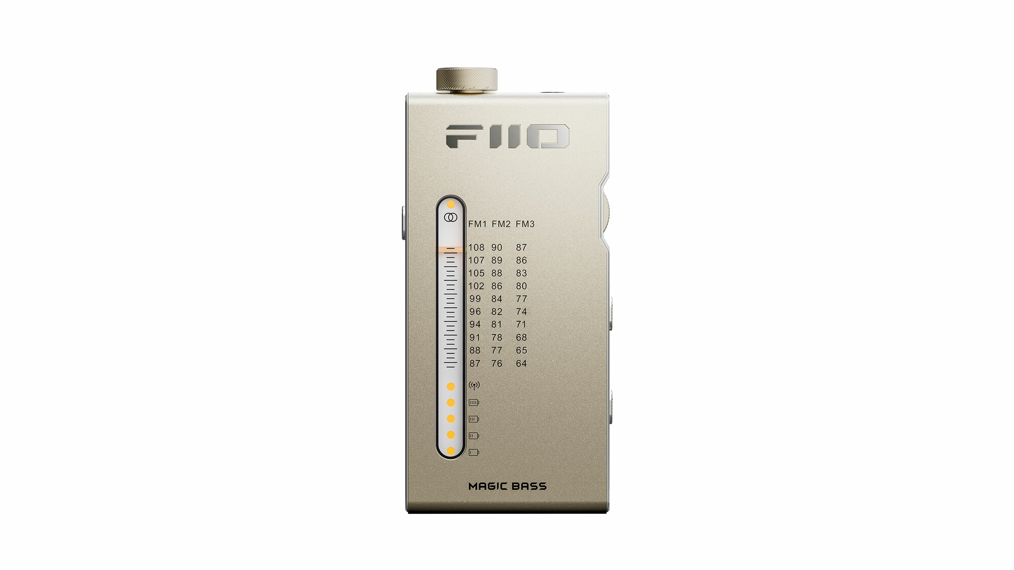Портативный стерео радиоприемник + усилитель для наушников FIIO RR11 (F4151R) Titanium gold