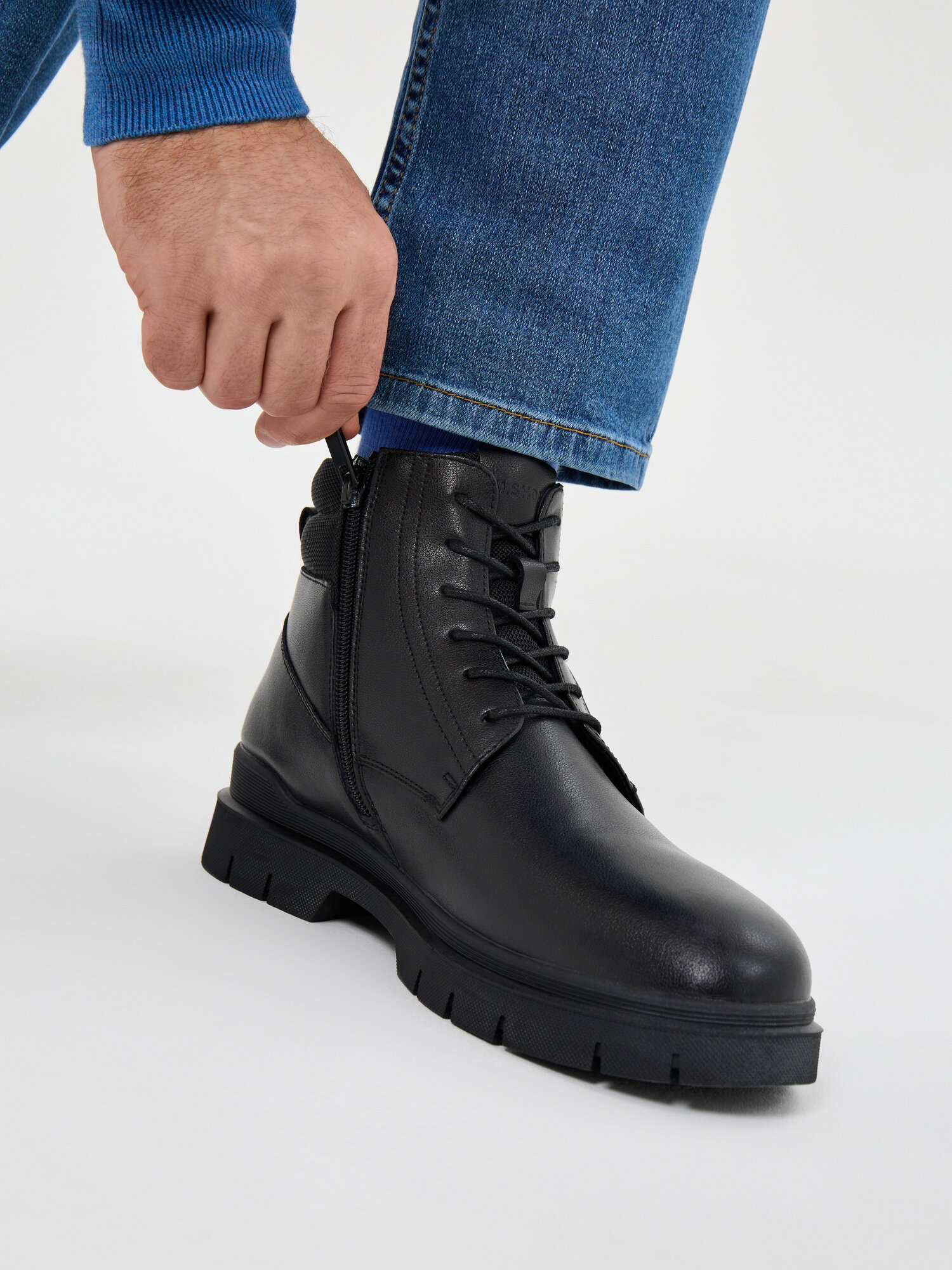 Ботинки дерби M.shoes, размер 42, черный