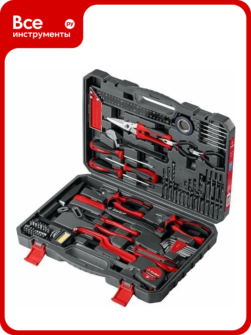 Набор инструментов для ремонтных работ ЗУБР 78 предмета Умелец-78 22107