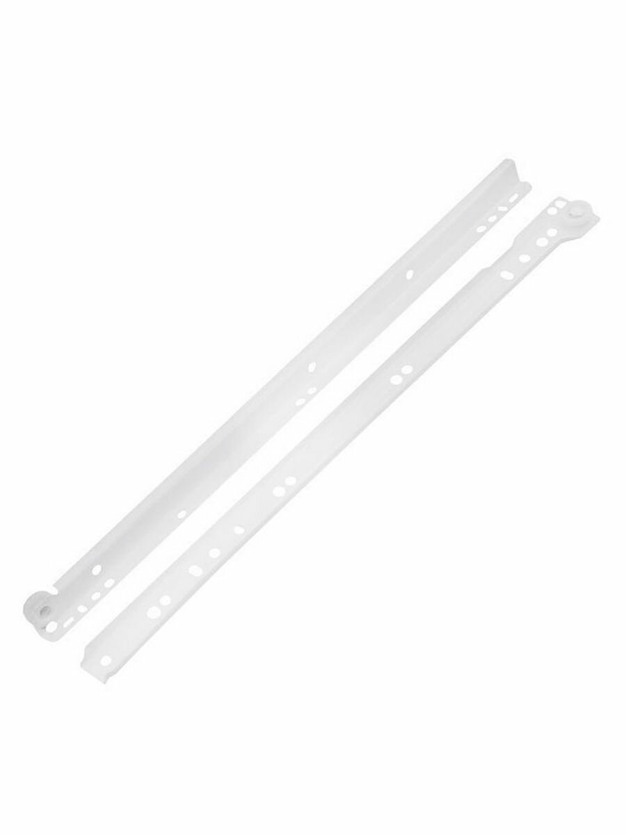 Направляющие для выдвижных ящиков роликовые 350 мм `SANBERG` белые