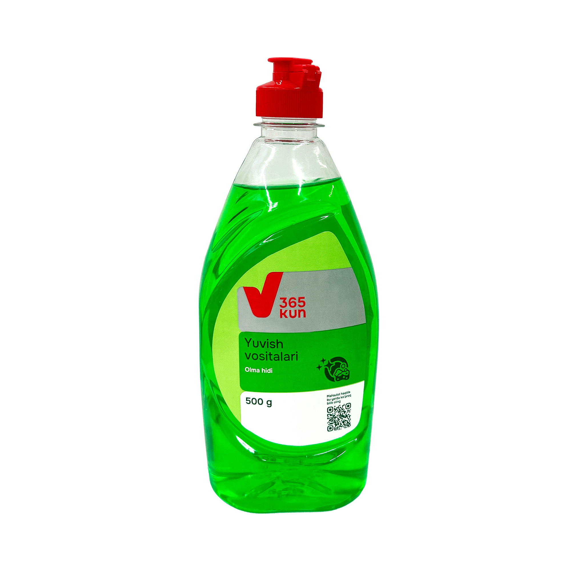 Средство для мытья посуды 365 KUN «Яблоко», 0,5 л