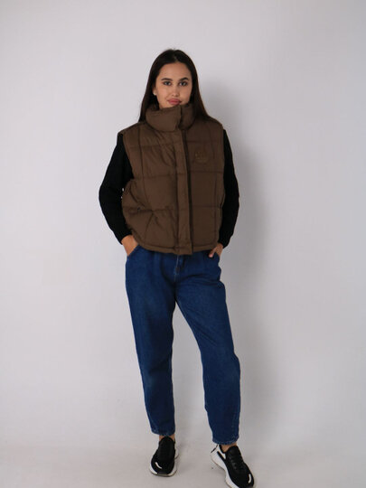 Жилет, размер L, шоколад — фото 1