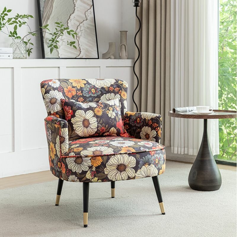 Ретро принт кресло