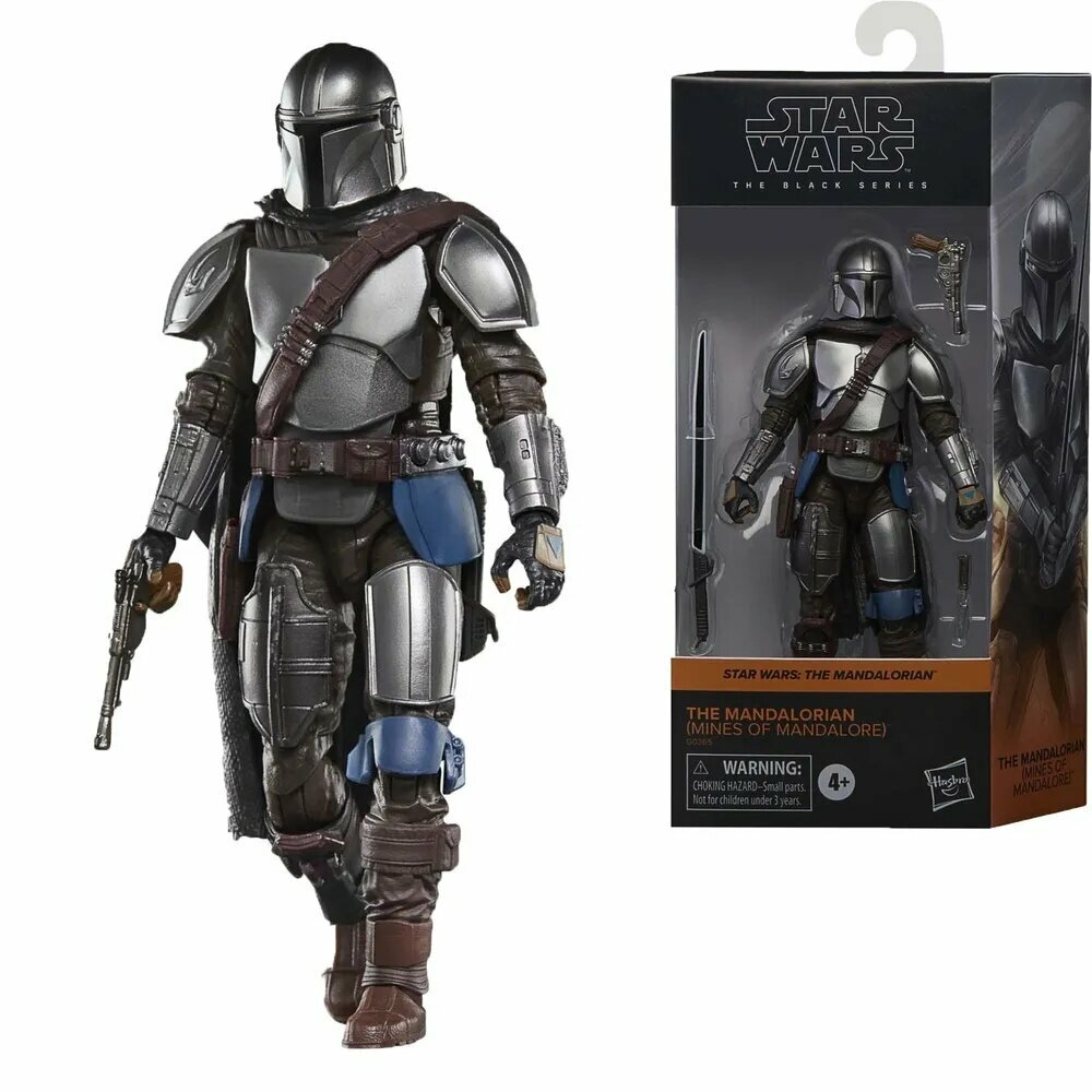 Фигурка HasBro Star Wars The Mandalorian #41, IG-12 и Грогу, черная серия 15 см