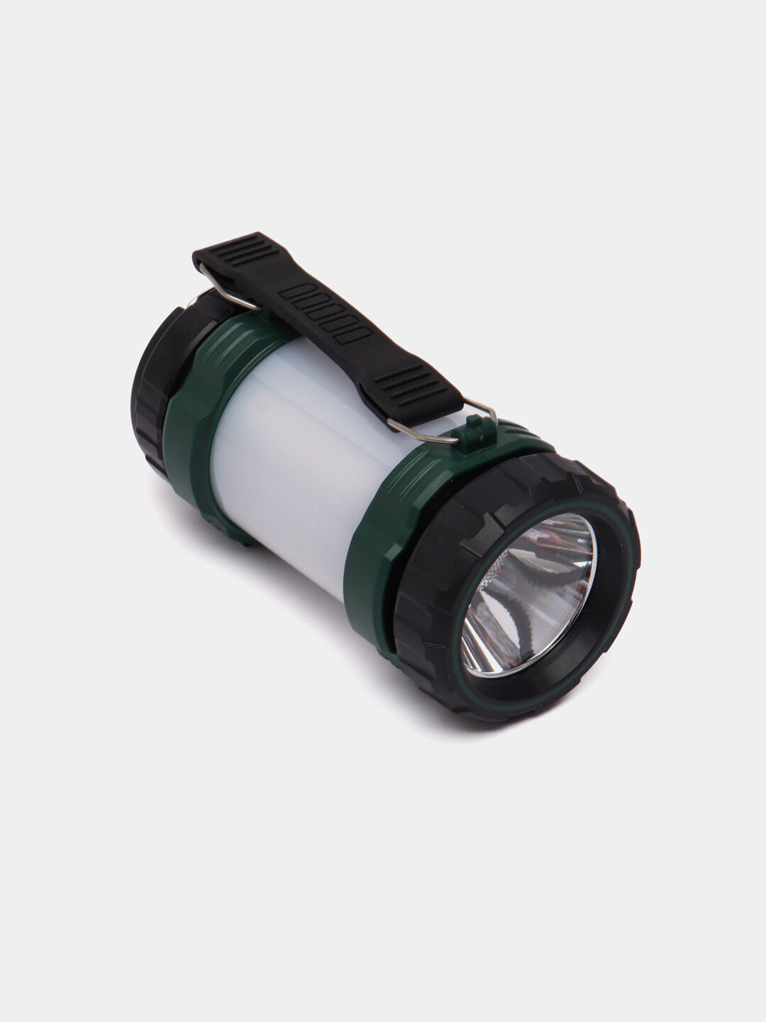 Кемпинговый фонарь GREEN LION, 2в1, 500 люмен, 3-6 ч работы, зеленый