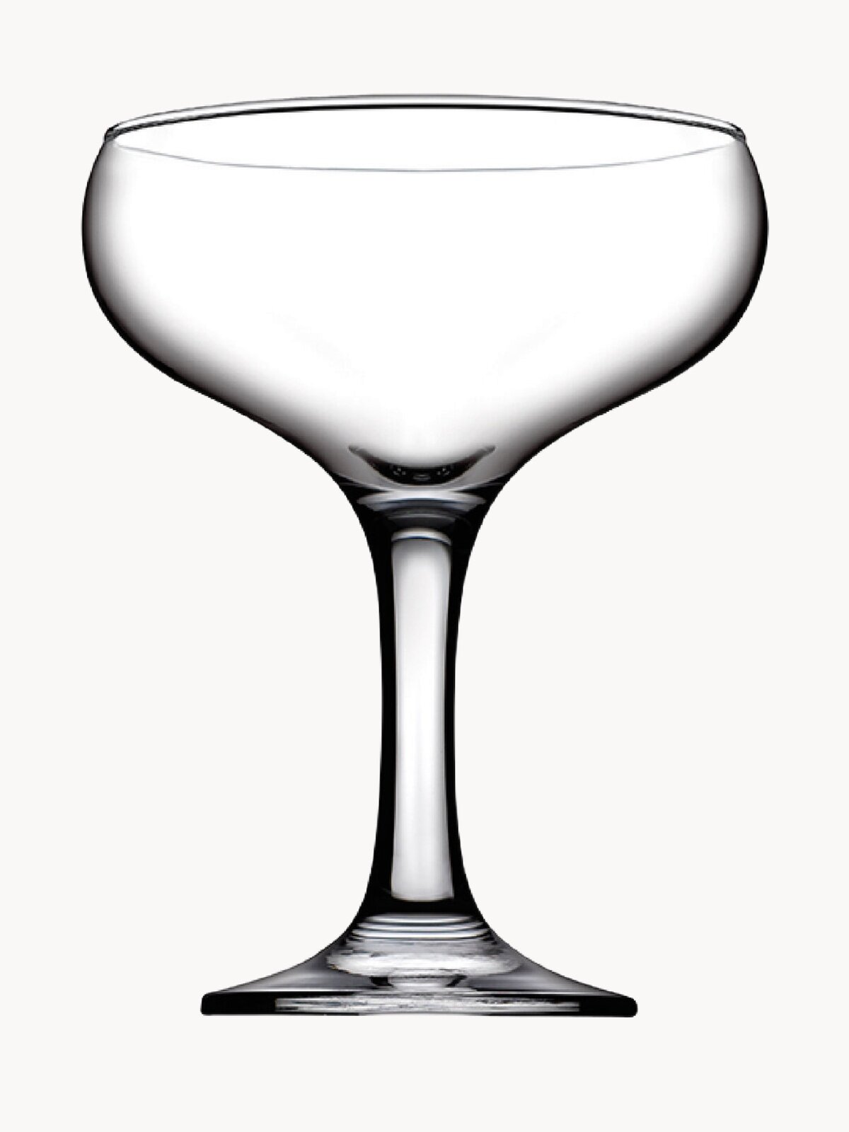 Набор бокалов Pasabahce Bistro, 280 мл, прозрачный, 6 шт., для маргариты/для шампанского, стекло