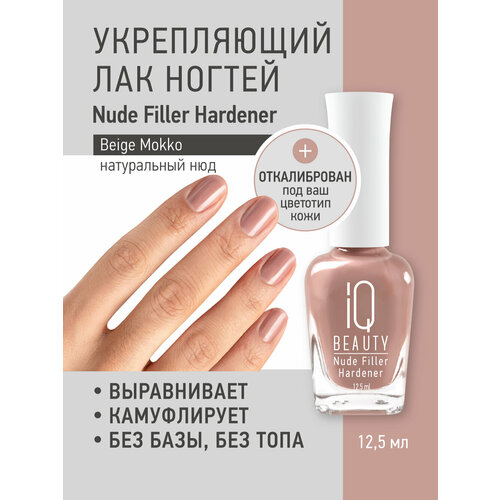 фото Филлер-укрепитель nude filler с камуфлирующим эффектом 04 beige mokko, 12.5 мл iq beauty