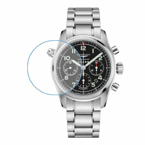 Скрин Мобайл защитный экран для часов Longunes Spirit 42 MM L3-820-4-53-6 из нано стекло 9H