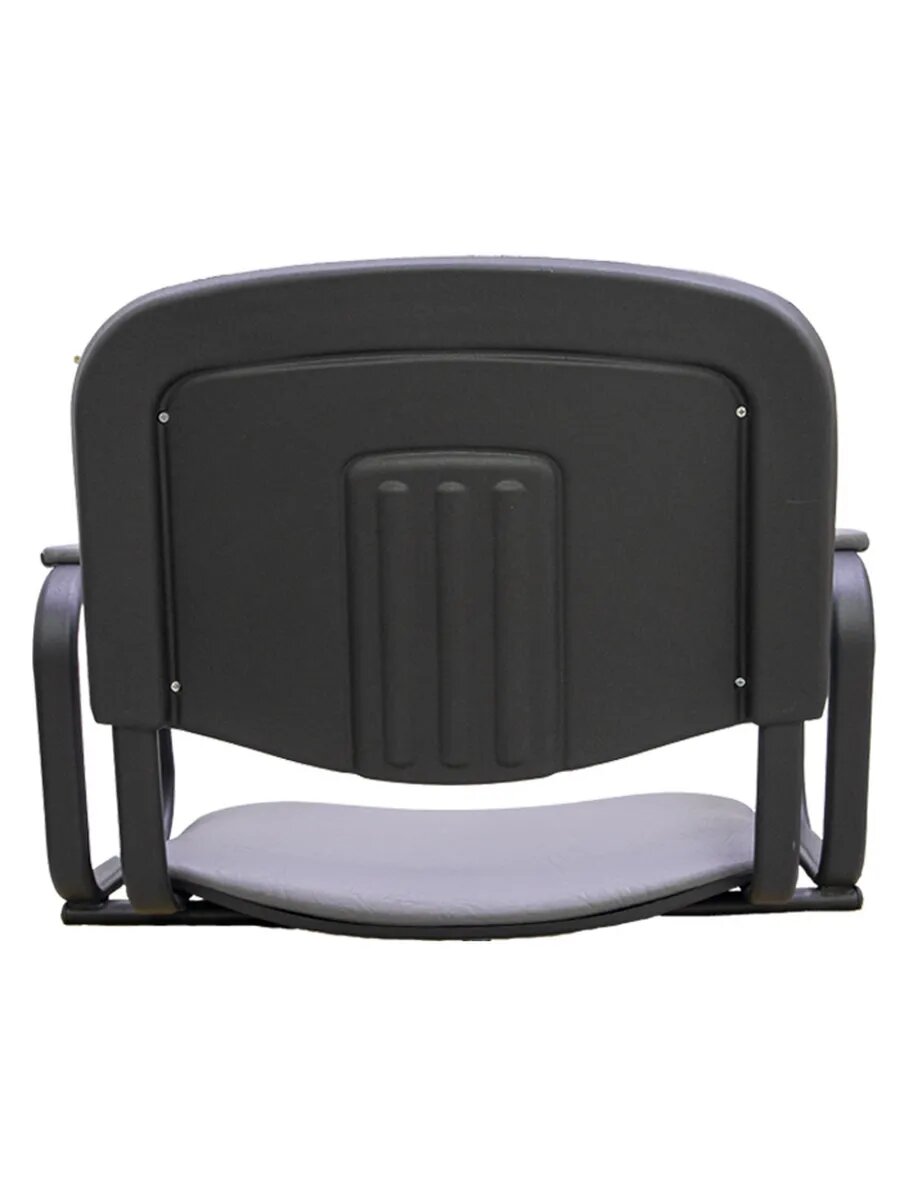 Кресло Kontakt серое пневматика на диске — фото 1