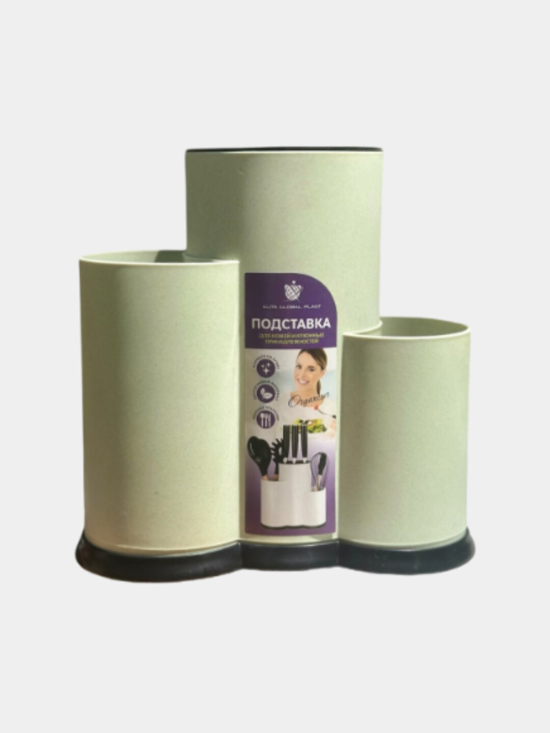 Органайзер для ножей, столовых приборов, сушилка для вилок, ложек (бирюзивый)