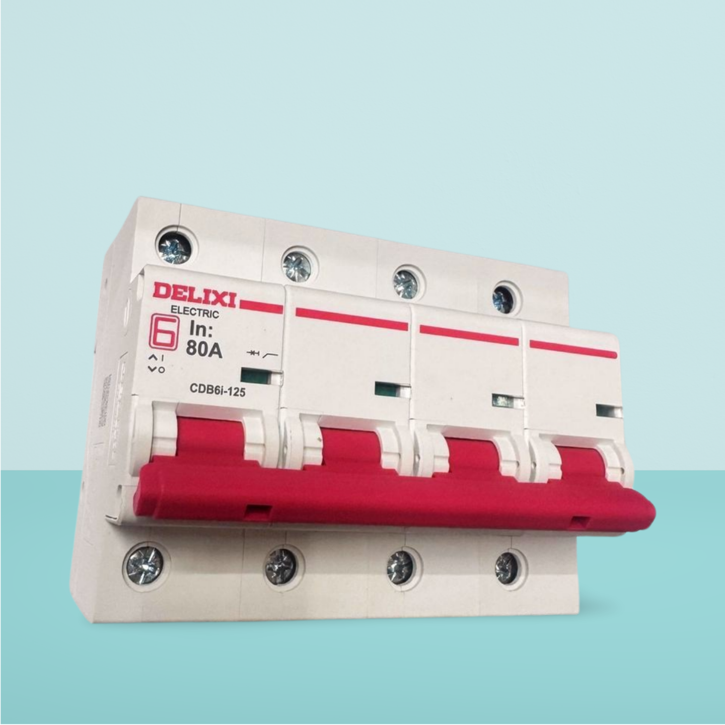 Авт. выкл. DELIXI CDB6I-125 4P C 80A — фото 1