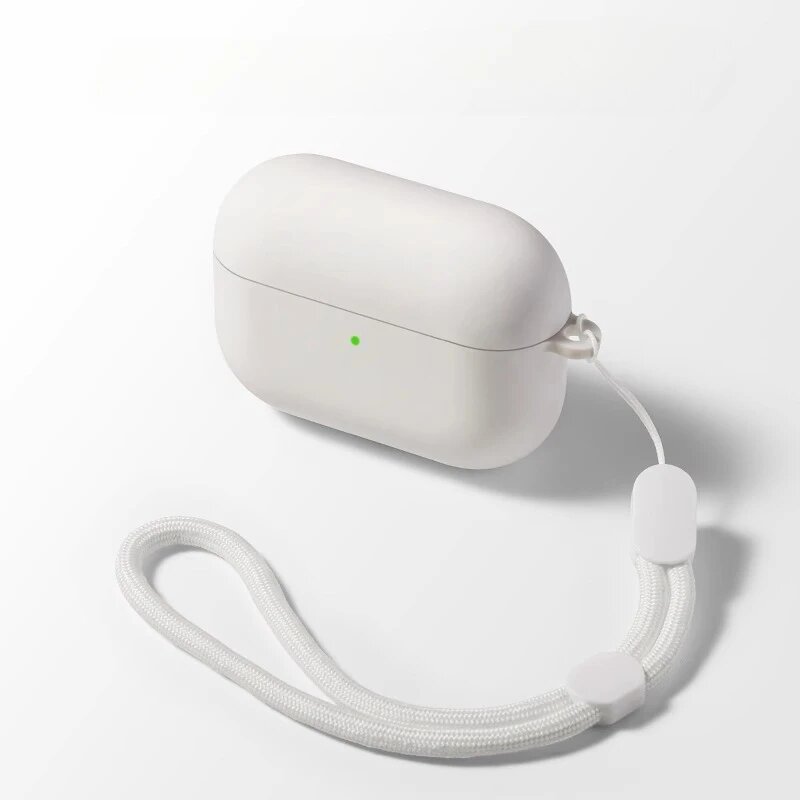 Силиконовый чехол для AirPods Pro 2 Белый, For Airpods1or2, white