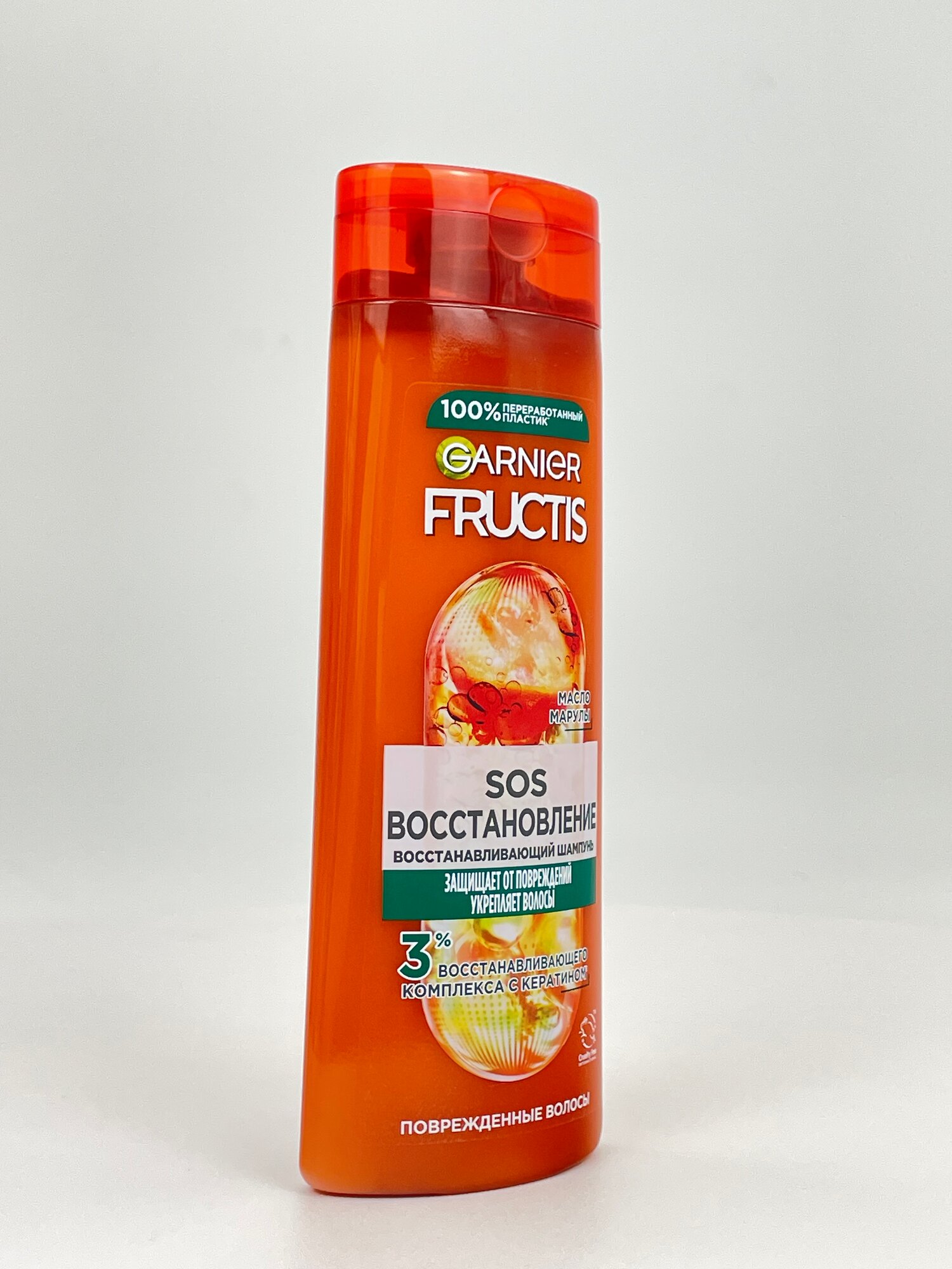 Шампунь Garnier Fructis SOS восстановление, защищает от повреждений укрепляет волосы, поврежденные волосы, 400 мл