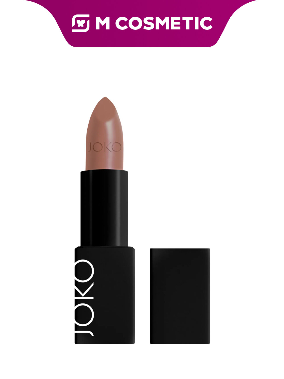 Помада увлажняющая JOKO, т40, светло-коричневая, твердая текстура, 3.5 г