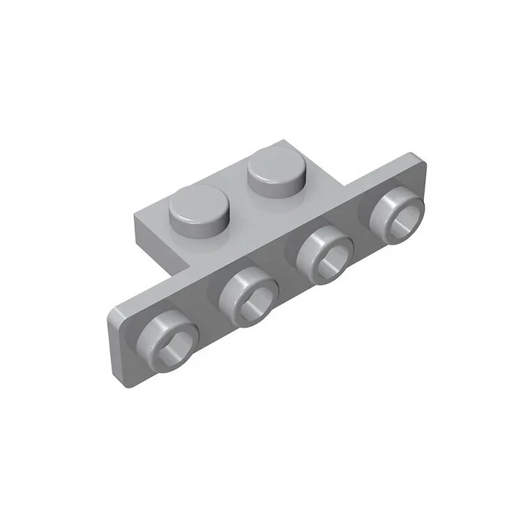 Серый угловой элемент Lego 1x2/1x4, Цвет: 071