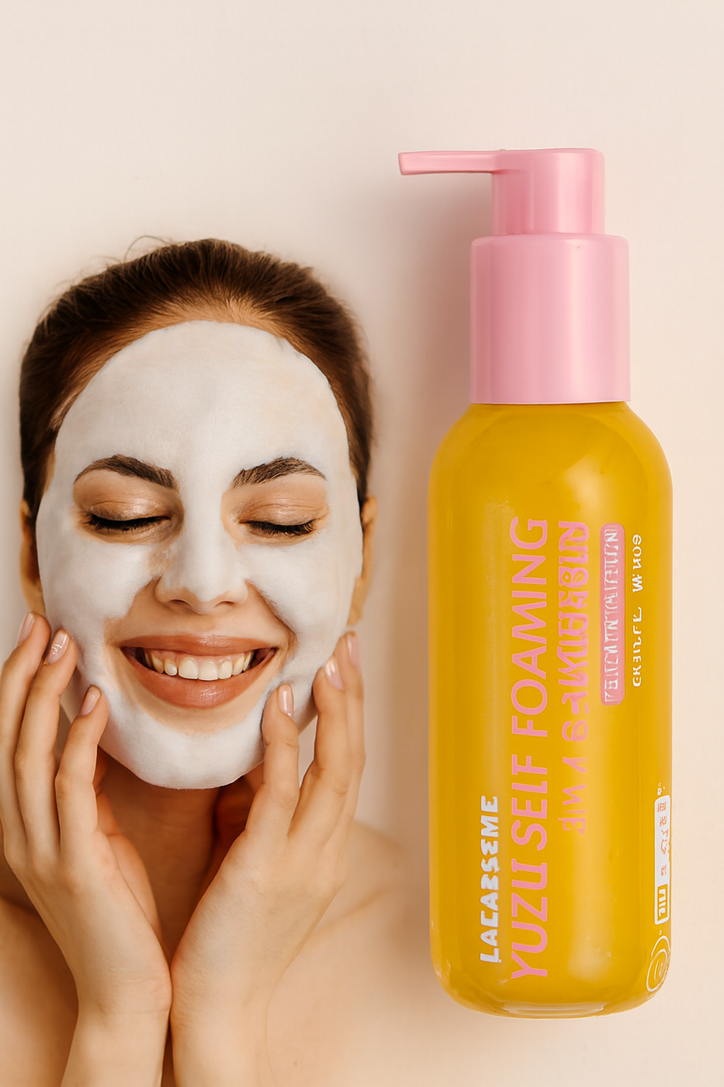 Пенка для лица "LALARECIPE Yuzu", очищающая, 3 в 1, пилинг, увлажнение, 200 мл