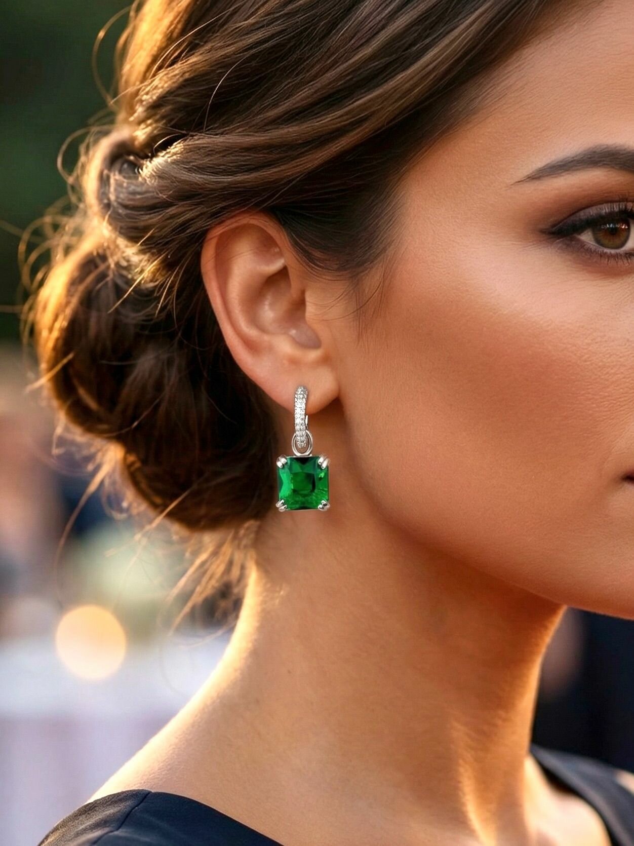 Серьги конго XIN HE — фото 1