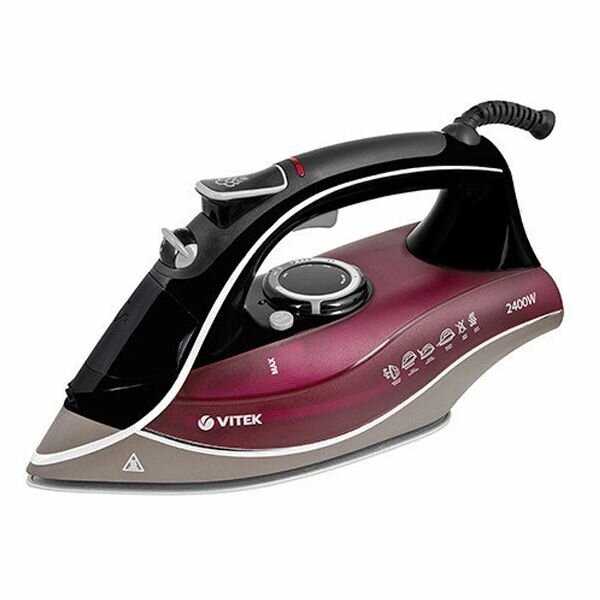 Утюг Vitek VT-1240, мощность 2400Вт, подошва Unicera, защита от перегрева — фото 1