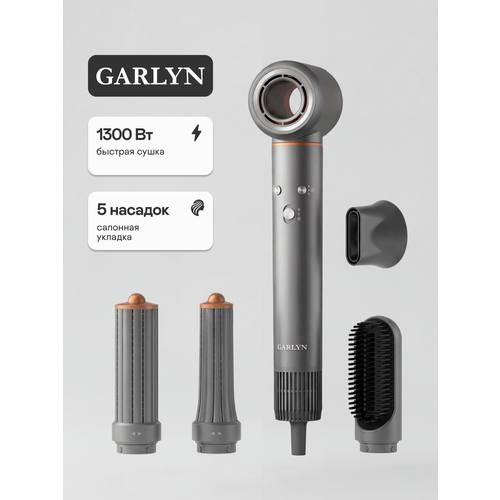 фото Фен garlyn master style ultra, ионизация, мощность 1300 вт, 12 режимов