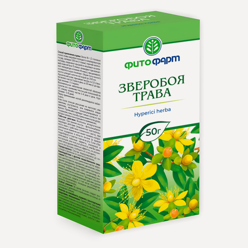 Изображение товара Зверобоя трава, 50г, вяжущее средство растительного происхождения