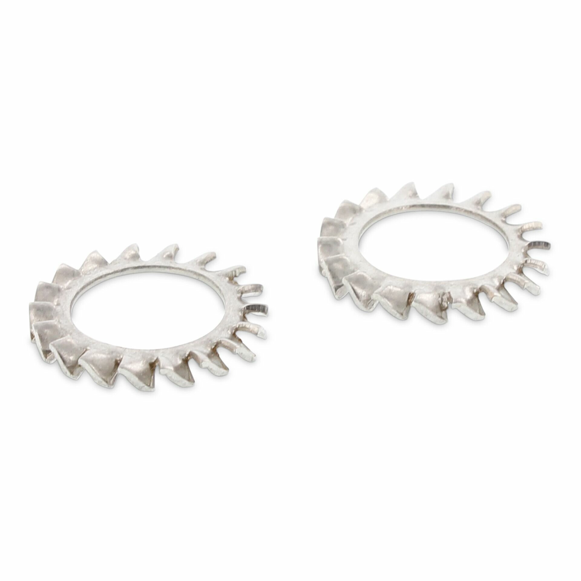 Стопорная шайба, DIN 6798A M3 А2, пружинная с зубцами нерж, 100 шт