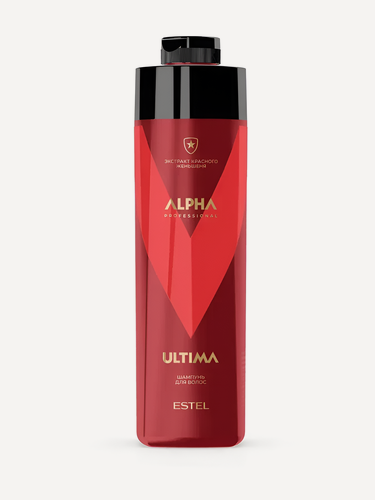 Изображение товара Шампунь ESTEL Alpha Ultima, мужской, с экстрактом женьшеня, для всех типов волос, 1 л