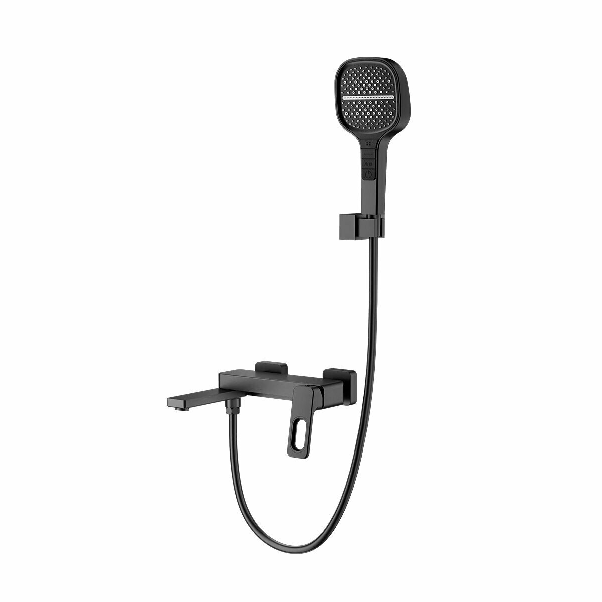 Смеситель для ванны лейка 6 режимов Raglo R51.30.09 латунь, графит