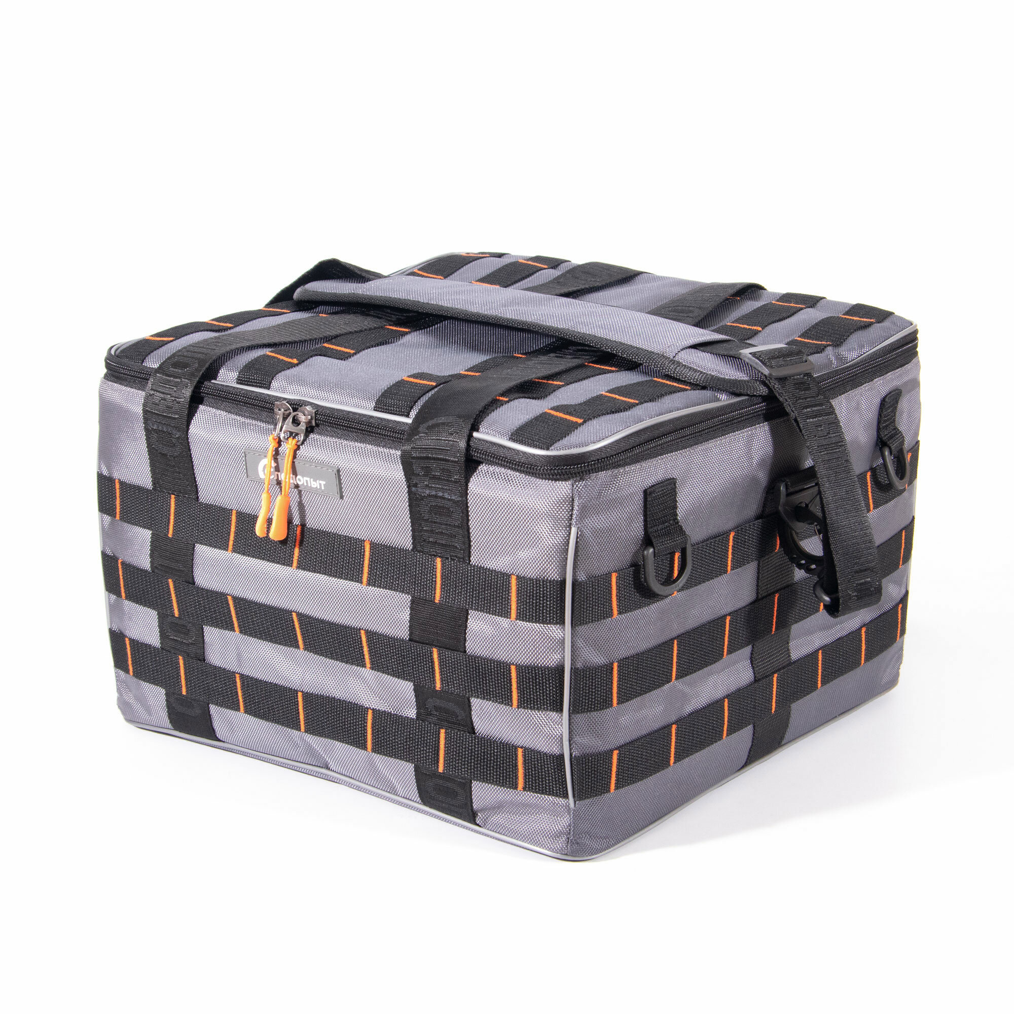 Сумка рыболовная следопыт Base Lure Bag XXL, 38х38х25 см, без коробок, цв. серый