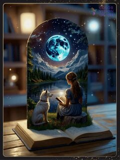 Изображение товара Алмазная мозаика COLOR VISION OF LIFE "Книга, из которой оживает сюжет", 40х50 см