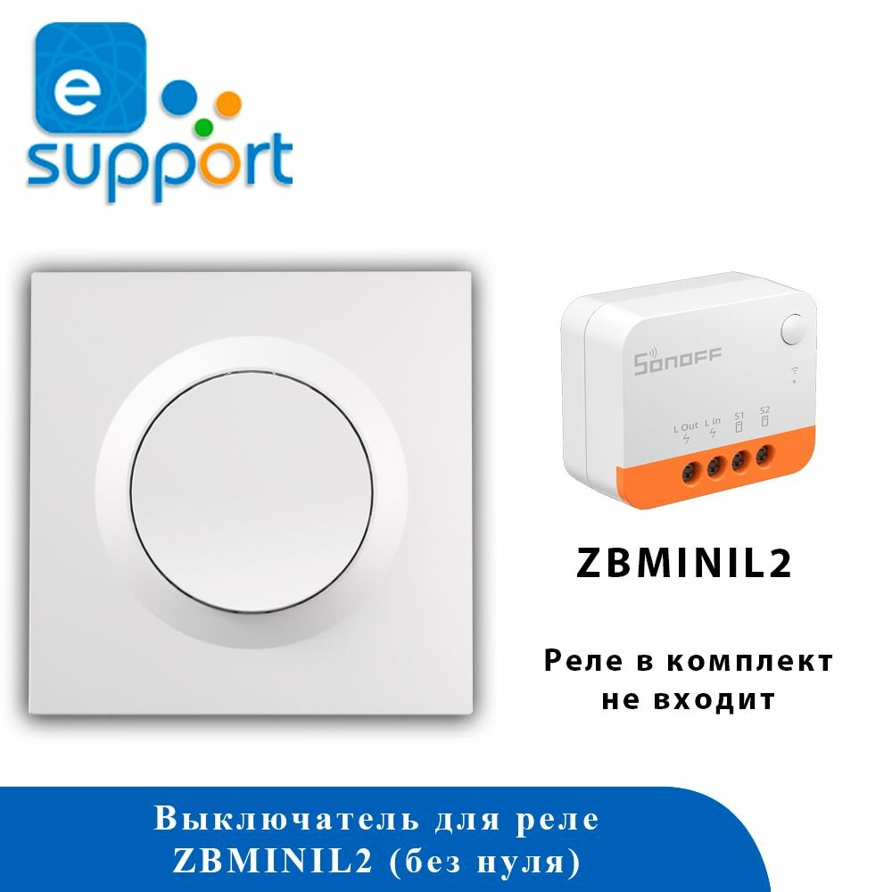 Выключатель для реле SONOFF E1GSL (ZBMINIL2)