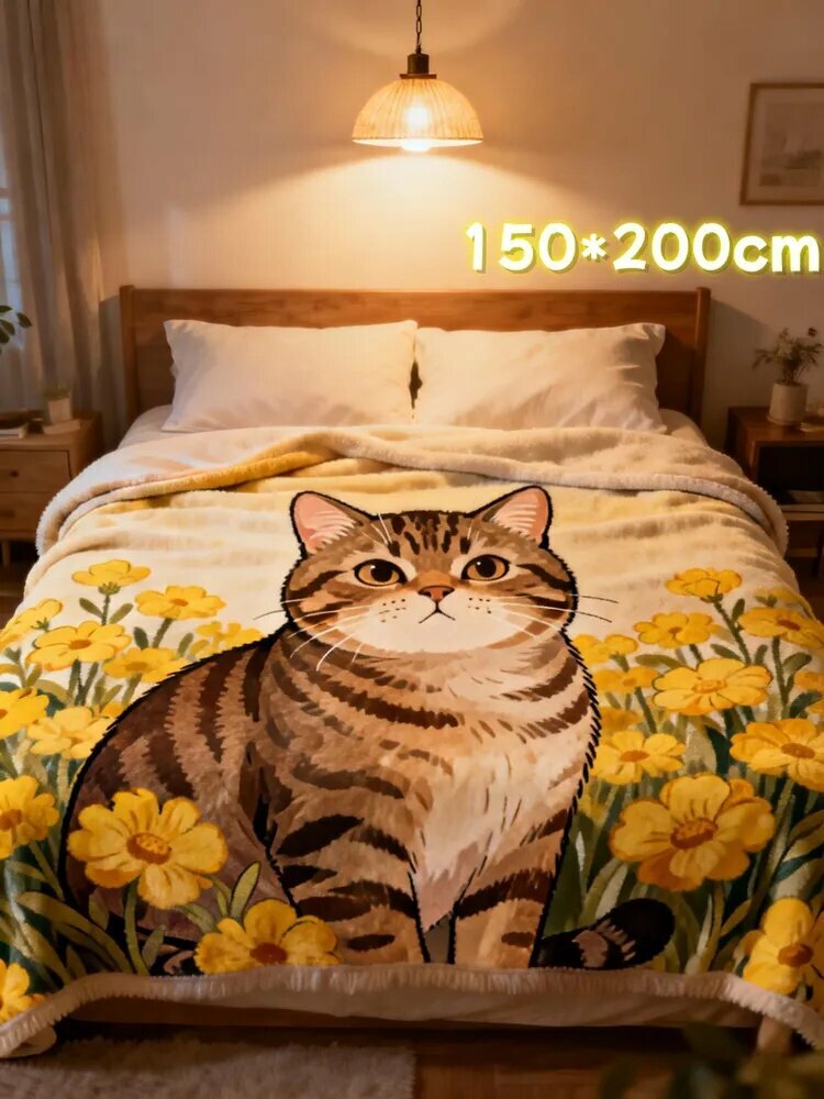 Плед с фотопринтом 150*200mt , Фланель, 200 см х 150 см