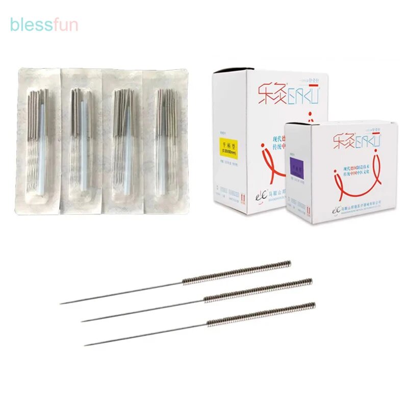 Иглы для акупунктуры Blessfun 0.20x40mm, 500 шт.