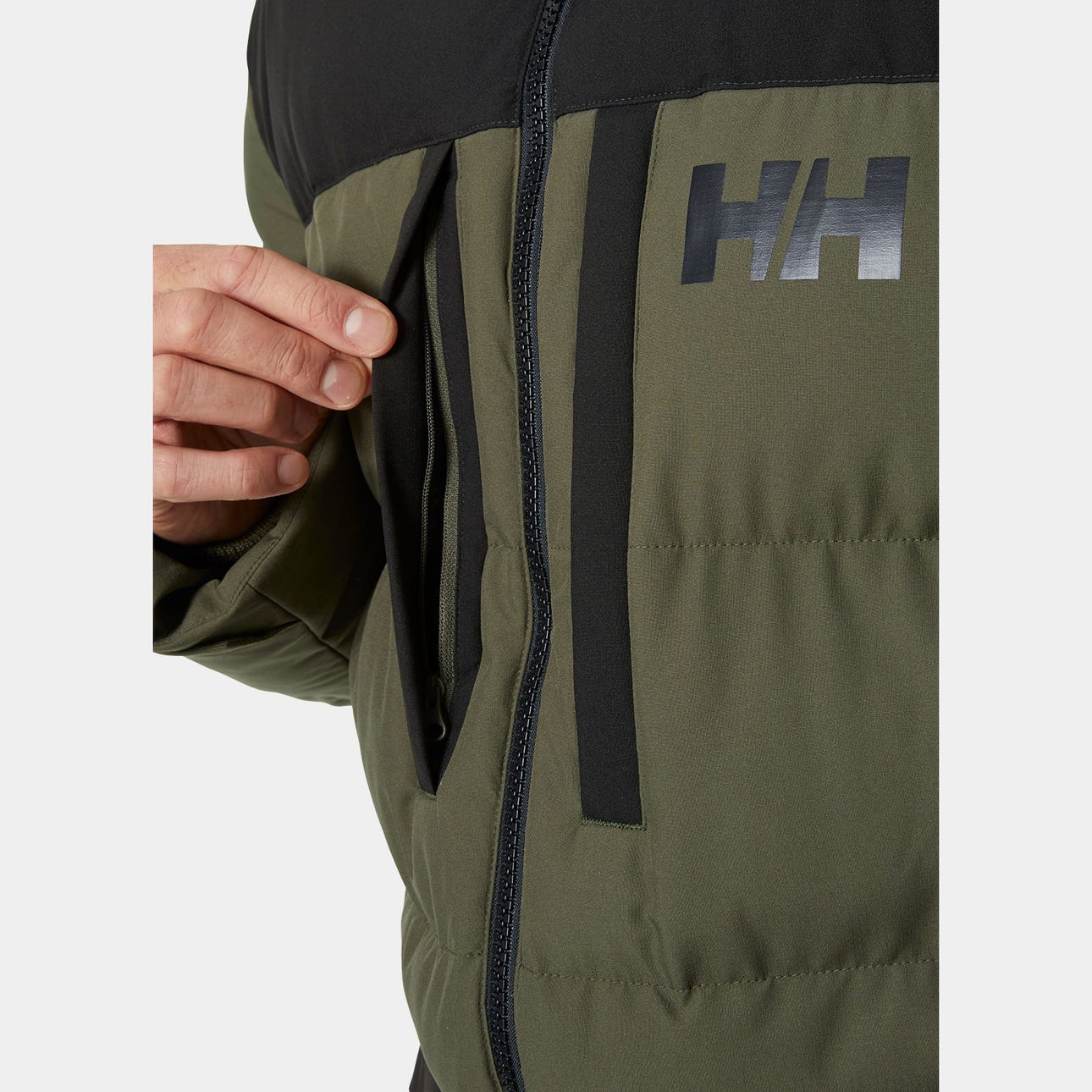 Куртка Helly Hansen Patrol Puffy, размер XL, хаки — фото 1