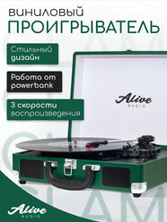 Виниловый проигрыватель Alive Audio GLAM Pine c Bluetooth