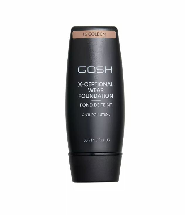 GOSH Тональный крем для лица X-Ceptional Wear Foundation, 16 Golden, 35 мл