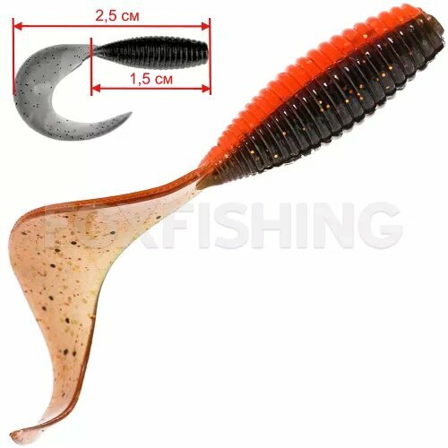 Силиконовая приманка Pontoon 21 Homunculures Jilt 1 №413 2.5см. 10шт.