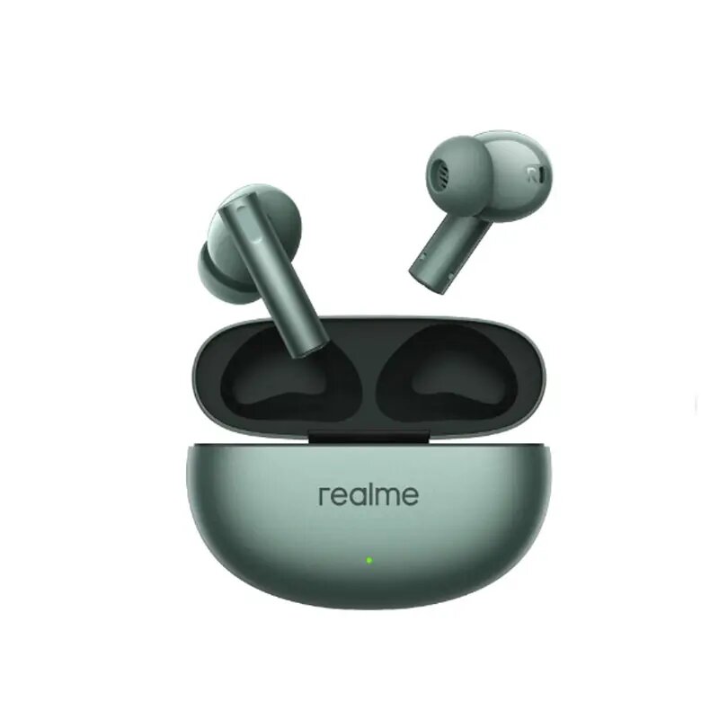 Наушники Realme Buds Air 3S + шнурок антипотеряшка, Green