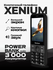 Телефон кнопочный Xenium (Ксениум) PowerBank на 3000 mAh с большим экраном, кноп...