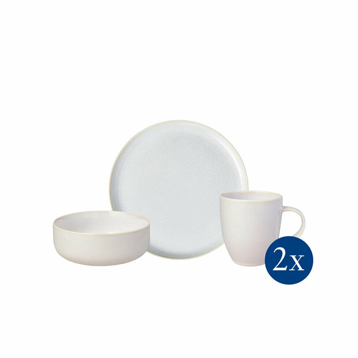Набор для завтрака на 2 персоны/6 предметов, Cotton Crafted, Villeroy & Boch, Премиум-Фарфор