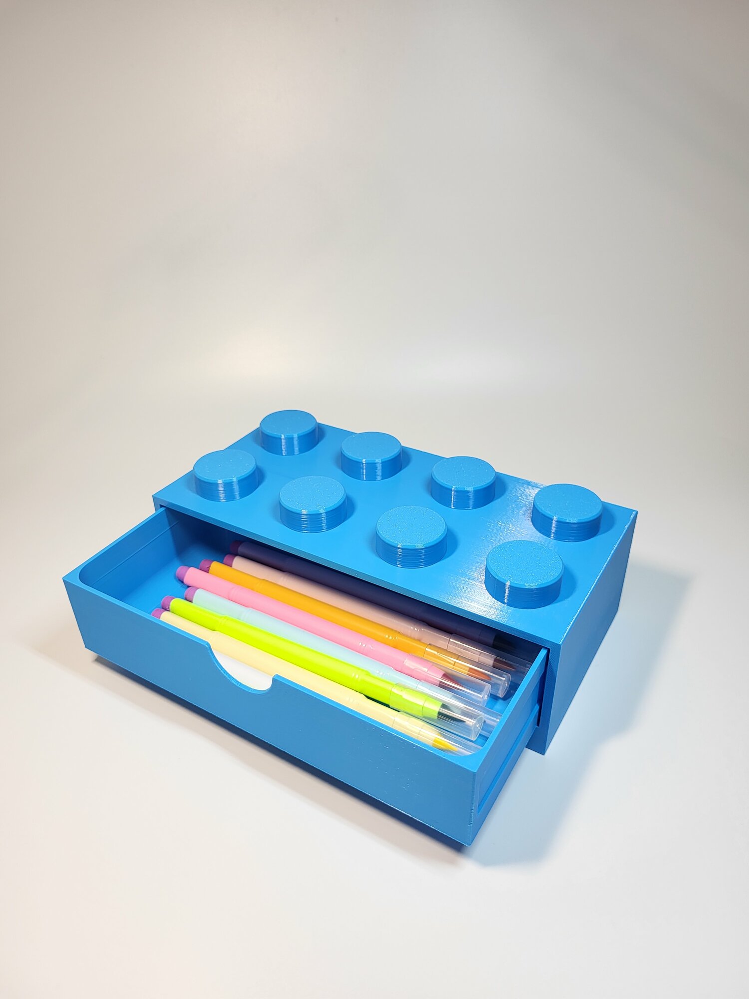 Ящик для хранения "Лего", PETG/PLA, пластик, выдвижной, 10x20x7 см