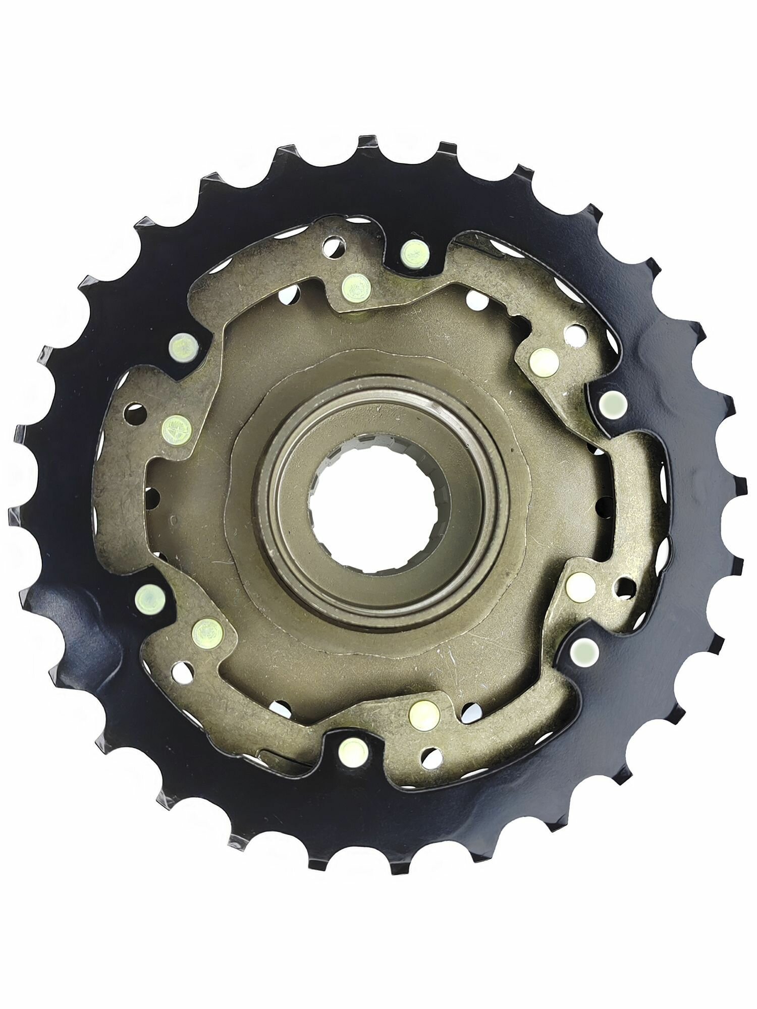 Shimano Трещотка велосипедная MF-TZ500, 14-28, 7 скоростей, без защиты — фото 1
