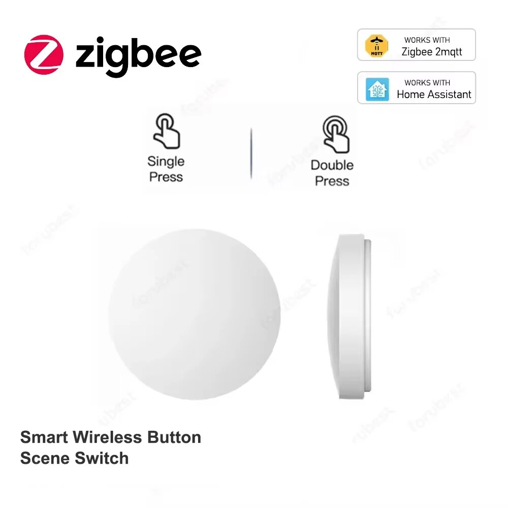 Переключатель сцены Zigbee 3,0, кнопочный переключатель Zigbee, беспроводные интеллектуальные соединительные переключатели, поддержка автоматизации сценариев Zigbee2mqtt